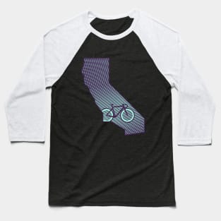 California State of Cycling Baseball T-Shirt
